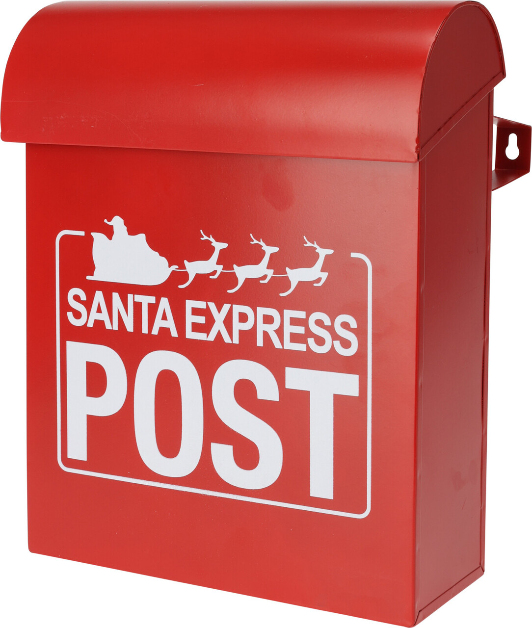 Cutie postala Santa Express Post v3, Excellent Houseware, 24x1x29 cm, fier, rosu - imagine 3